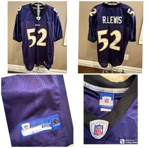 Reebok Throwback Jersey Baltimore Ravens Ray Lewis Jersey